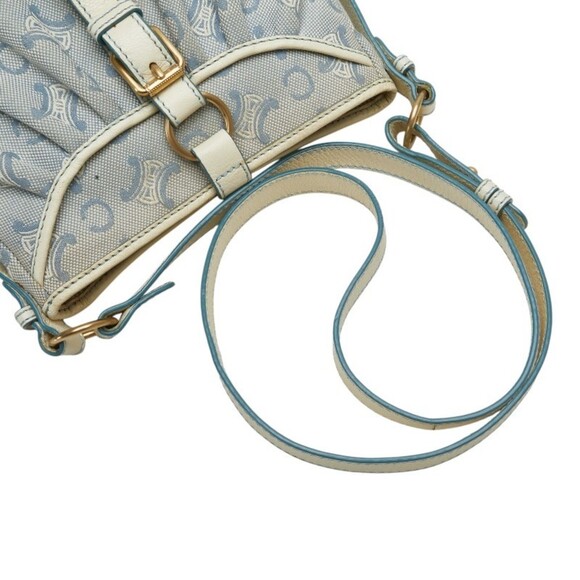 CELINE White Leather Shoulder Bag - Picture 9 of 14